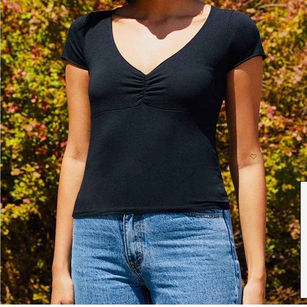 Brandy Melville black Gina top